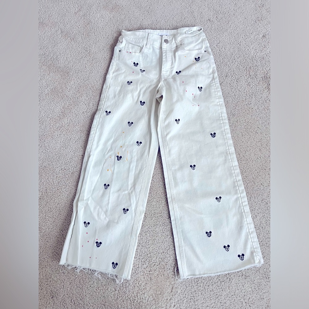Desigual Mickey Wide Leg Jeans
